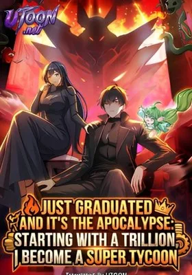 Cover image of Just Graduated and It’s the Apocalypse: Starting with a Trillion, I Become a Super Tycoon